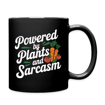 Végétarien Végétalien Végétarien Végétarien - Mug uni - noir - Droite
