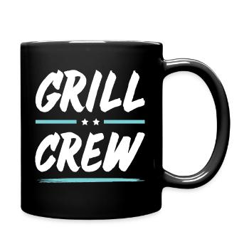 Équipe de grillades - Mug uni - noir - Droite