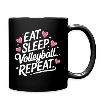 Joueurs de volley-ball Joueurs de beach-volley - Mug uni - noir - Droite
