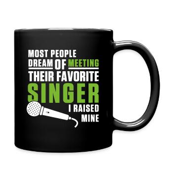 Singer Parent - Full Colour Mug - black - Right
