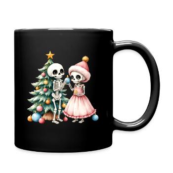 Des os, des ornements et une touche de magie - Mug uni - noir - Droite