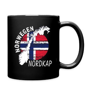 North cape - Full Colour Mug - black - Right