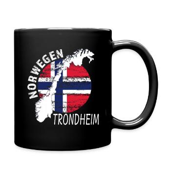 Trondheim - Tasse einfarbig - Schwarz - Rechts