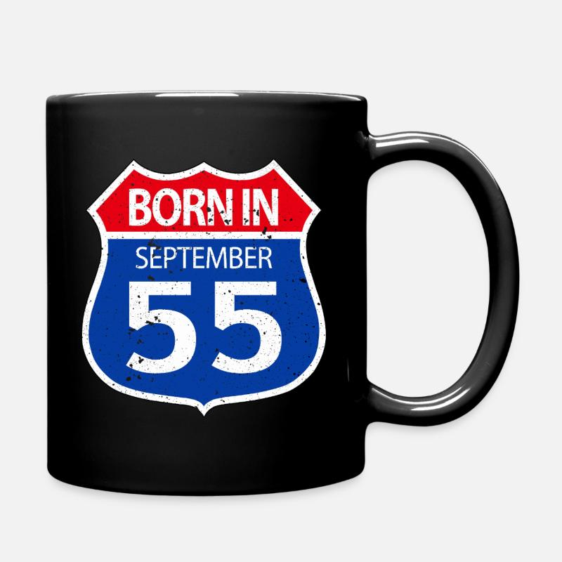 Born_in_September_55 - Full Colour Mug - black