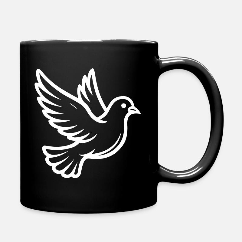 Colombe de la Paix Colombe - Mug uni - noir