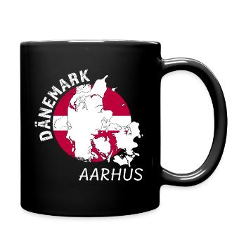 Aarhus - Tasse einfarbig - Schwarz - Rechts