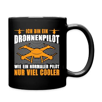 Accessoires de pilote de drone Drone Pilote de drone Cadeau - Mug uni - noir - Droite