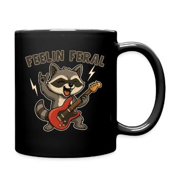 Raton Rocker Feelin Feral - Mug uni - noir - Droite
