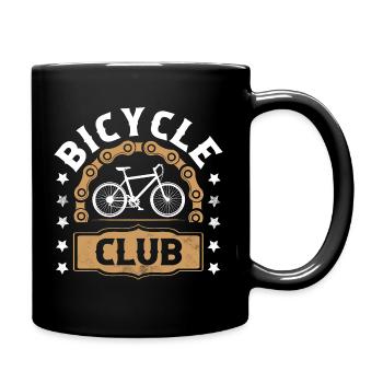 Cyclist Mountain Bike Bicycle - Full Colour Mug - black - Right
