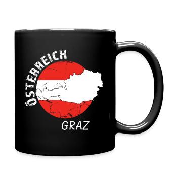 Graz - Full Colour Mug - black - Right