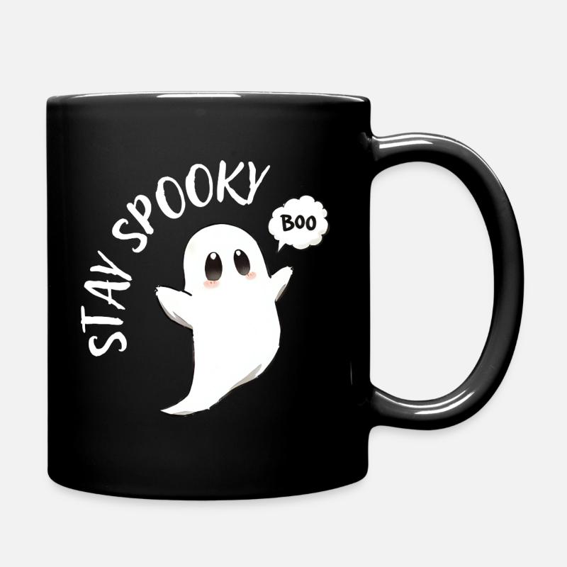 Petit fantôme hanté dessin animé - Mug uni - noir