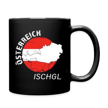 Ischgl - Tasse einfarbig - Schwarz - Rechts