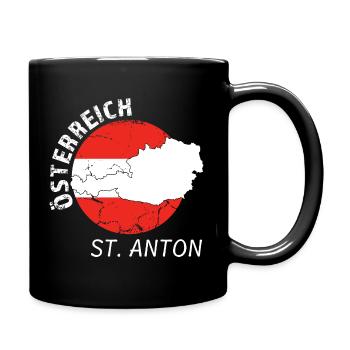 St. Anton  - Tasse einfarbig - Schwarz - Rechts