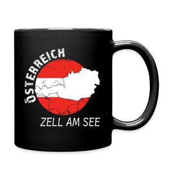 Zell am See - Tasse einfarbig - Schwarz - Rechts
