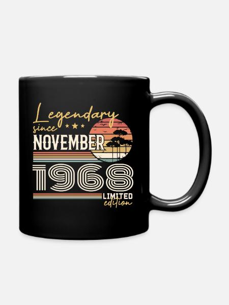 November 1968 - Tasse einfarbig - Schwarz