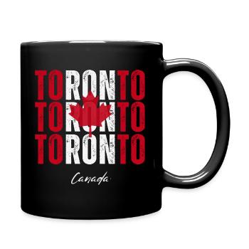 Toronto, Kanada, ich liebe Toronto - Tasse einfarbig - Schwarz - Rechts