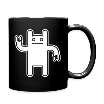 Monster Rock – Festival de la BD Kawaii - Mug uni - noir - Droite
