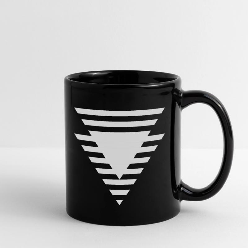 Stepped Triangular Prism Full Colour Mug