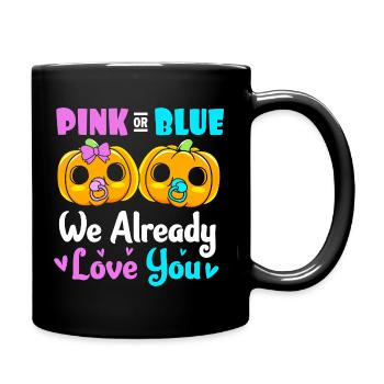 Sexe Révélation Halloween Papa en devenir - Mug uni - noir - Droite