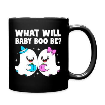 Gender Reveal Halloween - Tasse einfarbig - Schwarz - Rechts