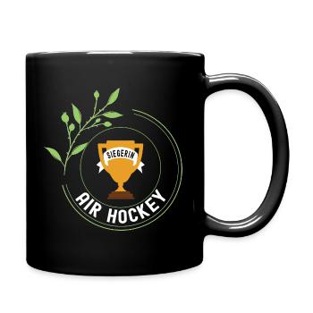 Championnat du tournoi de vainqueur de l’air hockey sur air - Mug uni - noir - Droite