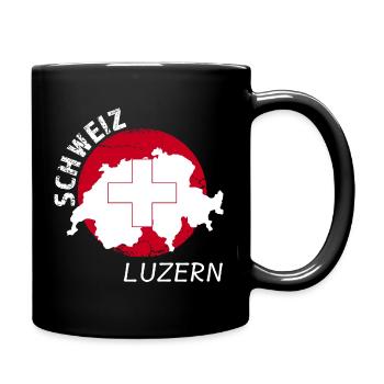 Luzern - Tasse einfarbig - Schwarz - Rechts