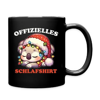 Chemise de nuit officielle Koala de Noël - Mug uni - noir - Droite