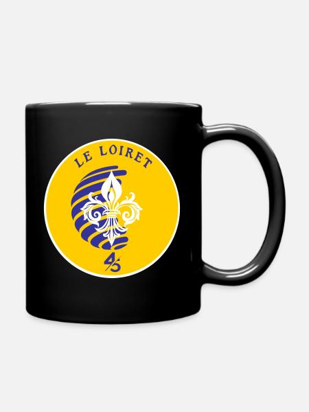 Fleur de Lys Loiret 45 - Mug uni - noir