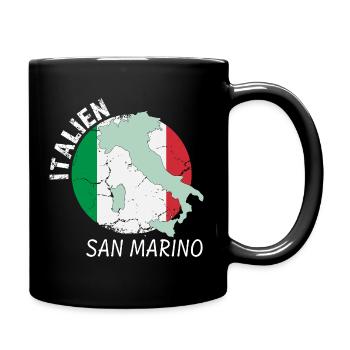 San Marino - Tasse einfarbig - Schwarz - Rechts