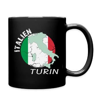 Turin - Tasse einfarbig - Schwarz - Rechts