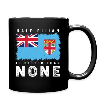 Fiji Fiji Fiji Fiji Fidschi Fidschi Fidschi - Tasse einfarbig - Schwarz - Rechts