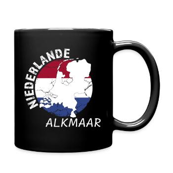 Alkmaar - Tasse einfarbig - Schwarz - Rechts
