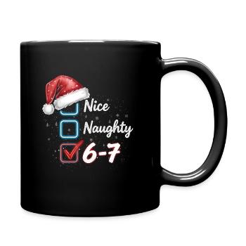 Nice Naughty 6-7  - Tasse einfarbig - Schwarz - Rechts