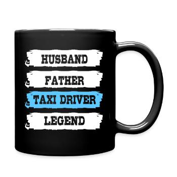 Taxi Chauffeur de taxi - Mug uni - noir - Droite