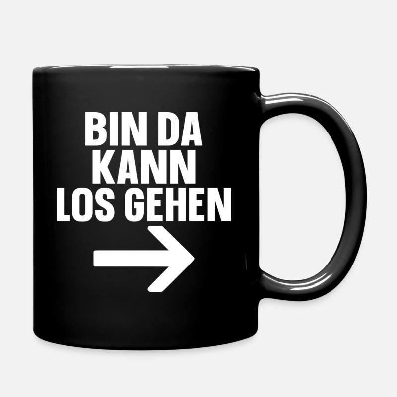 I'm ready to go - Full Colour Mug - black