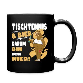 Table Tennis Players Gifts Table Tennis Outfits - Full Colour Mug - black - Right