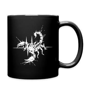 Vecteur artistique de l’explosion du battement de cœur du scorpion - Mug uni - noir - Droite