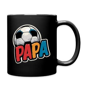 Dad Football Ball - Full Colour Mug - black - Right