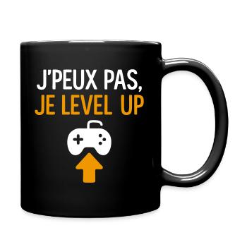 J’peux pas – je level up Geek Gamer Gaming - Mug uni - noir - Droite