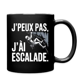 I can't I climbed - Full Colour Mug - black - Right