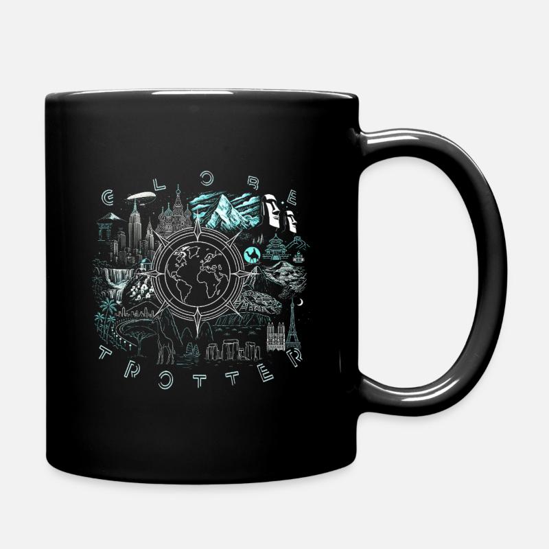Globe-trotter - Mug uni - noir