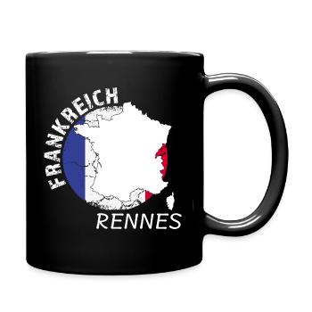 Rennes - Full Colour Mug - black - Right
