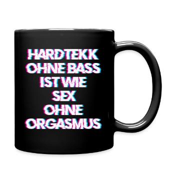 Hardtekk Tekk - Tasse einfarbig - Schwarz - Rechts