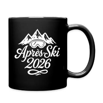 Apres Ski 2026 - Tasse einfarbig - Schwarz - Rechts
