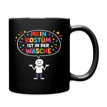 Remplacement de costume Carnaval Carnaval Dicton drôle - Mug uni - noir - Droite