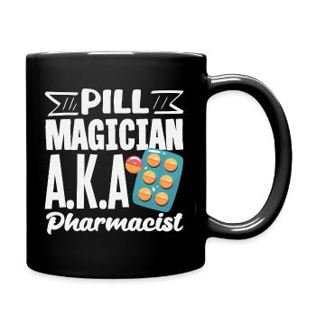 Apotheker Pharmazeutisch-technischer - Tasse einfarbig - Schwarz - Rechts