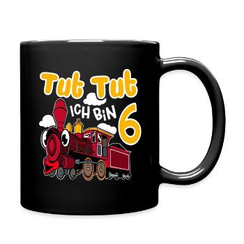Locomotive du 6e anniversaire - Mug uni - noir - Droite
