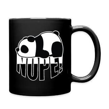 Panda Non - Mug uni - noir - Droite