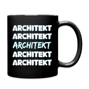 L’architecte comme métier - Mug uni - noir - Droite