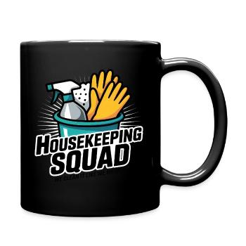 Funny Cleaning Design - Full Colour Mug - black - Right